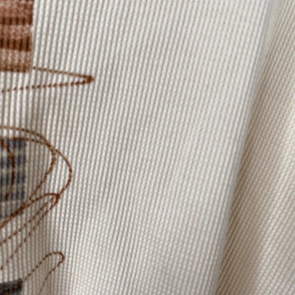 The Added Touch Women's Sleeveless Swing Waffle Top Ivory Size L Lagenlook Art - Picture 7 of 10